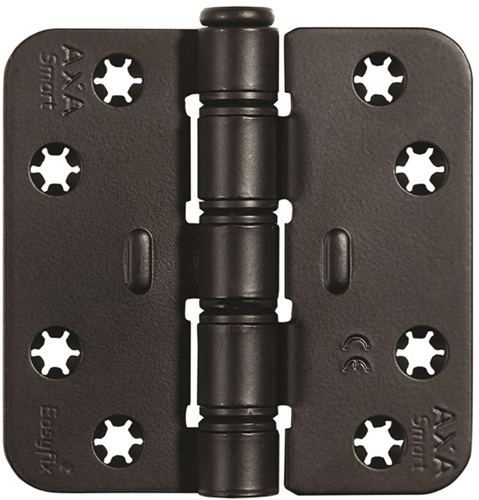 AXA 1677-09 89x89mm Glijlagerscharnier Ronde Hoek Zwart