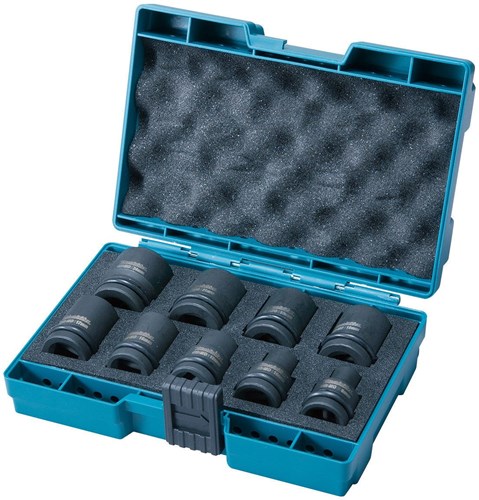 Makita 9-Delige Krachtdoppenset 1/2" 8-21mm