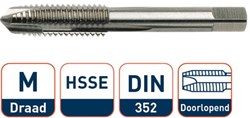Rotec Machinetap M 5 Extra Kort DIN 352 HSS-E (1 Stuks)