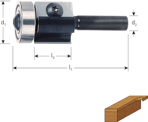 Rotec Kantenfrees 22x30mm 8mm Met Wisselmessen Gold-Line-2