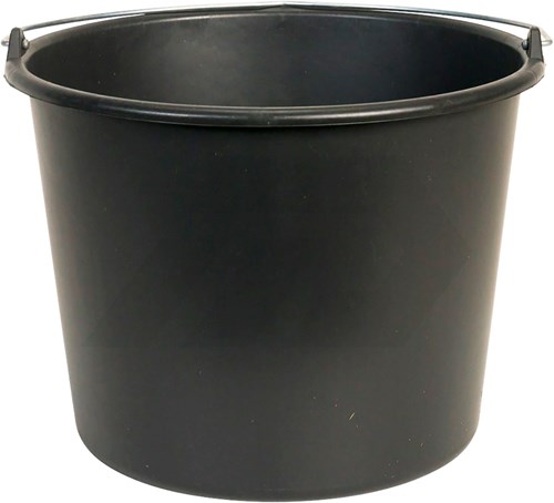 Gripline Bouwemmer 12L Zwart Eco