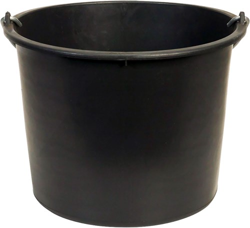Gripline Bouwemmer 20L Zwart