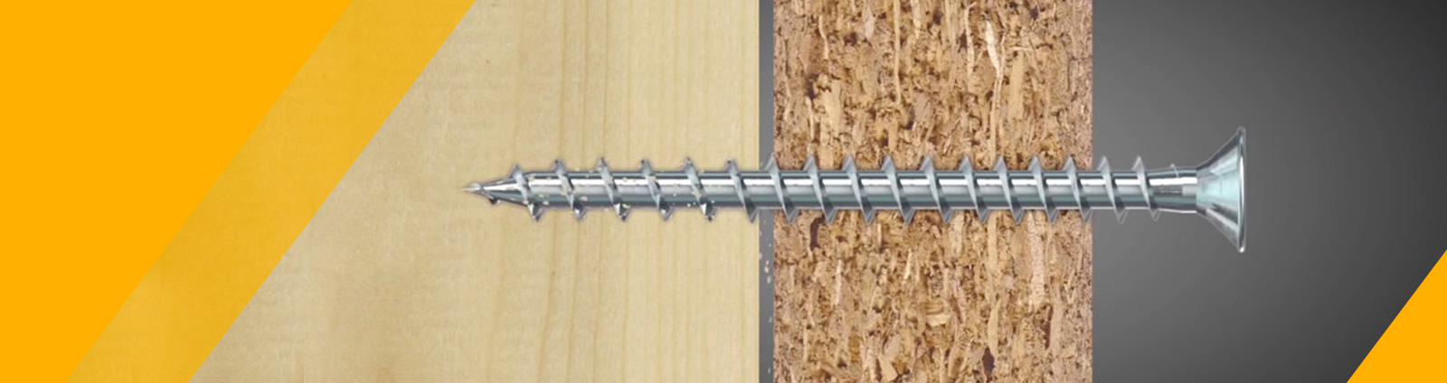 Bevestigingsmiddelen - Schroef - Spaanplaatschroef