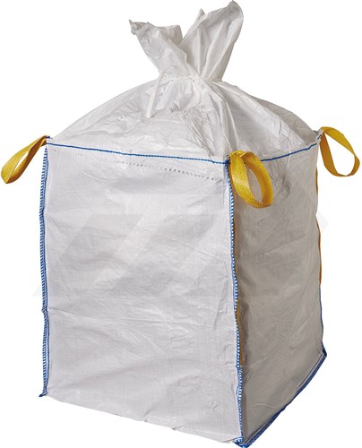 Big Bag Transportzak Wit 90x90x110cm Afsluitbaar