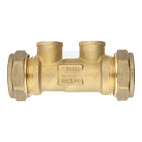 Bonfix Messing Keerklep 22x22mm Knel