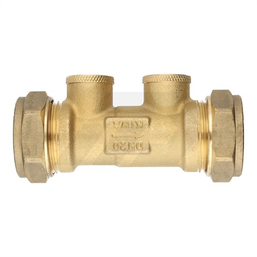 Bonfix Messing Keerklep 22x22mm Knel