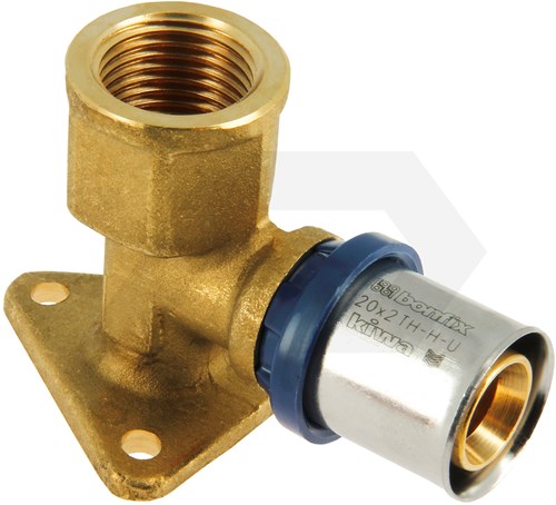 Bonfix Alu-pers Muurplaat 1/2"x20mm