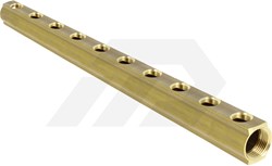 Bonfix Messing Collector 1" Met 10-Groepen 1/2" Zware Kwaliteit