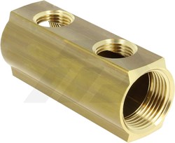 Bonfix Messing Collector 1 1/4" Met 2-Groepen 1/2"
