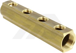 Bonfix Messing Collector 1" Met 4-Groepen 1/2"