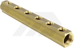 Bonfix Messing Collector 1" Met 6-Groepen 1/2"