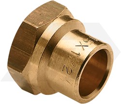 Bonfix Messing Schroefbus 1/2"x22mm