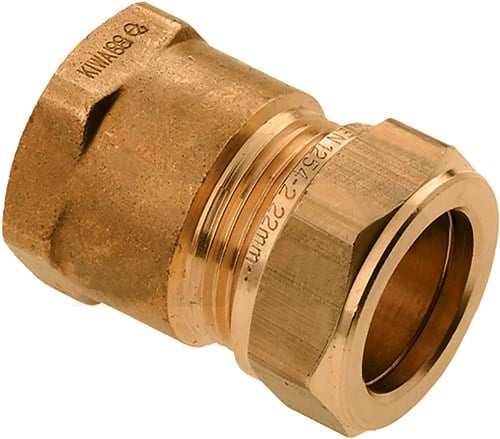 Bonfix Messing Schroefbus 1/2"x12mm