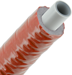 Bonfix Alu-pers Systeembuis Geïsoleerd Rood 32x3,0mm (Op 25 Meter Rol)