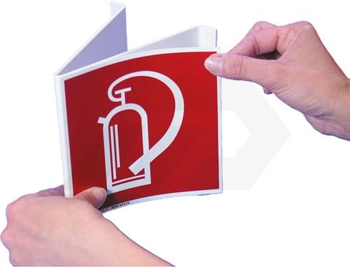 Pictogramhouder Dubbel 148x148mm Voor Wandmontage-2