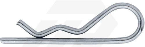 Borgveer Enkel 6mm Verzinkt