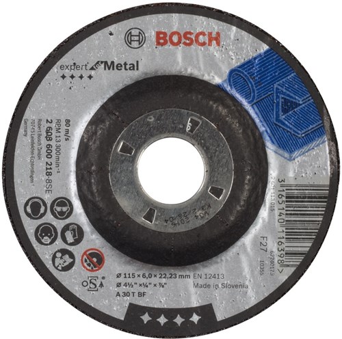 Bosch Afbraamschijf 115x22,23mm 6mm Dik Expert For Metal