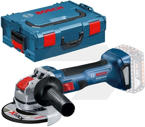 Bosch GWX 18V-7 X-LOCK Accu Haakse Slijpmachine in L-Boxx