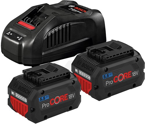Bosch Click&Go 18V Startset (2x5,5Ah, 1xGAL1880CV)