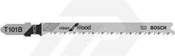 Bosch T101B Decoupeerzaagblad Clean for Wood (5 Stuks)