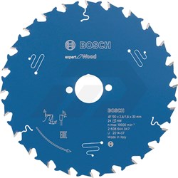 Bosch 190x2,6x30mm 24 Tanden Cirkelzaagblad Expert For Wood