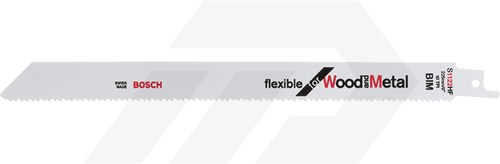 Bosch S1122HF Reciprozaagblad Flexible for Wood and Metal (100 Stuks)