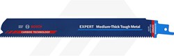 Bosch S1155HHM Expert Reciprozaagblad Medium-Thick Tough Metal (10 Stuks)