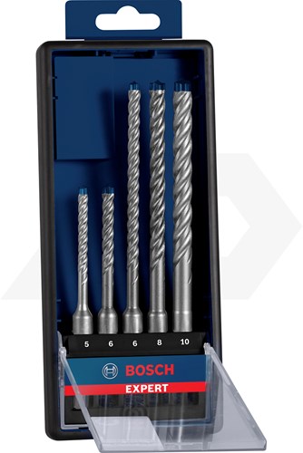 Bosch Expert Plus 7X SDS-Plus Borenset 5, 6, 8 & 10mm (5-Delig)