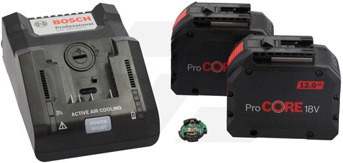 Bosch Click&Go 18V Startset Met GCY 42 Module (2x 12,0 Ah 1x GAL 18V-160C)