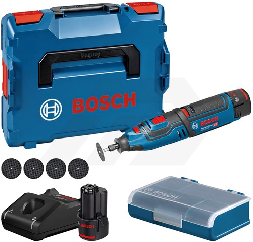 Bosch GRO 12V-35 12V Slijper (2x2,0Ah, in L-Boxx)
