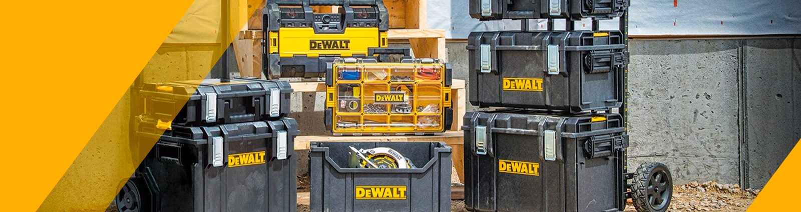 Bouwplaats - Transport - Tough System Koffers