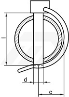Buisborgpen 8x40mm Verzinkt-2