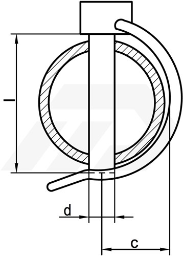 Buisborgpen 8x40mm Verzinkt-2