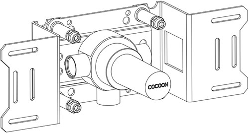 Cocoon John Pawson JP BOX11 Inbouwsysteem voor Progressieve Mengkraan