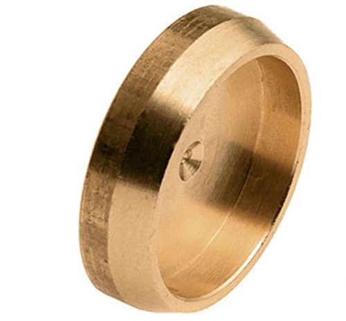 Bonfix Messing Afsluitplaatje 28mm
