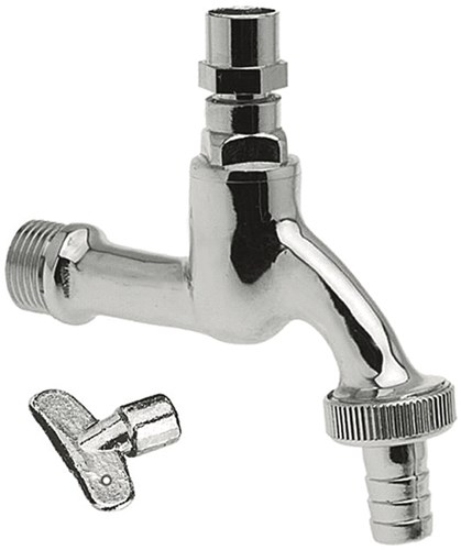Bonfix tapkraan met slangkoppeling Voor Sleutel 1/2"