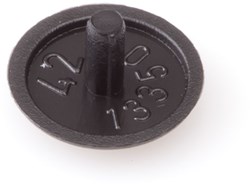 Afdekkap 12mm Schroef RAL 9005 Zwart (500)