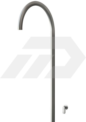 Cocoon John Pawson JP 37 Vrijstaande Douche Brushed Inox