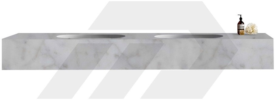 Vasque Double En Marbre Carrara John Pawson Pour Cocoon - Reconditionnée