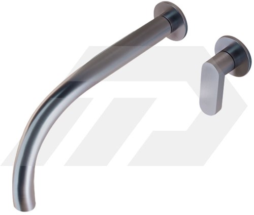 Cocoon John Pawson JP SET01.0 Wandmengkraan met uitloop Brushed Inox