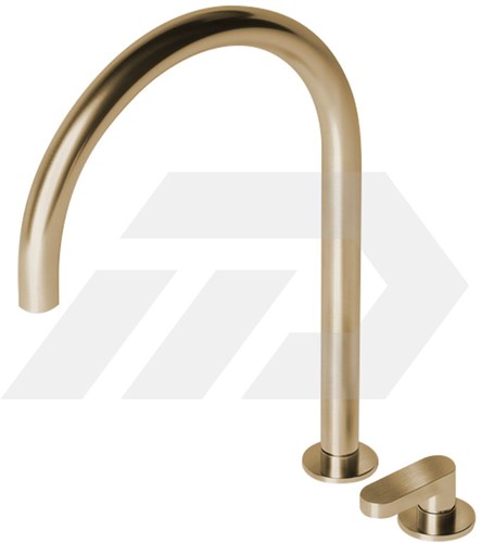 Cocoon John Pawson JP SET11.2 Wastafelkraan met draaibare uitloop Brushed Gold