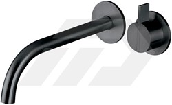 Cocoon Piet Boon PB SET01.2 220mm Wandgemonteerde Wastafelkraan Met Uitloop Gunmetal Black