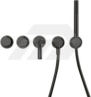 Cocoon Piet Boon PB SET24 THERM Thermostatische Badkranen Set Black-2