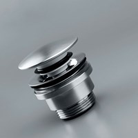 Cocoon 51 Pop-Up Afvoerplug Voor Wastafel Brushed Inox-2