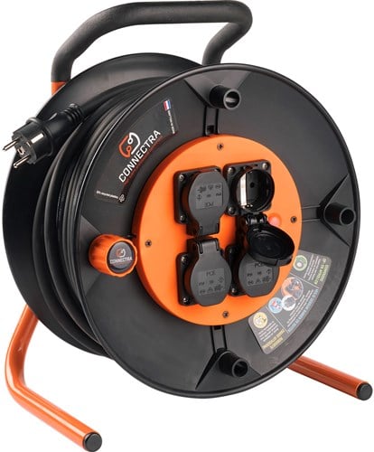 Connectra Expert Pro Kabelhaspel 40 Mtr. 3x2,5mm H07