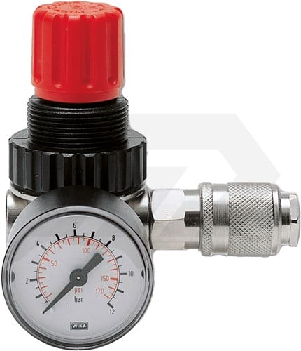 Contimac Drukregelaar 1/4" Met Universeel koppeling