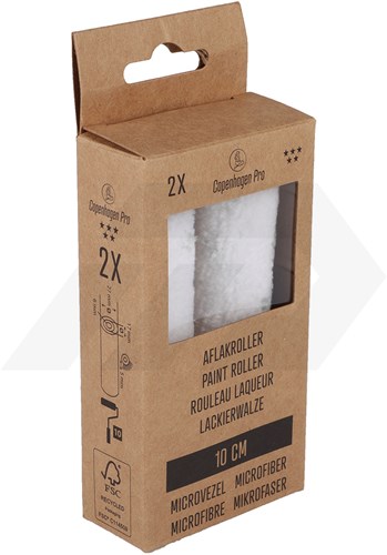 Copenhagen Pro Microvezel Aflakroller 10cm (2 Stuks)-2