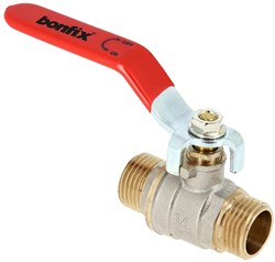 Bonfix Kogelkraan Rode hendel bediening 3/8"x3/8" PN25