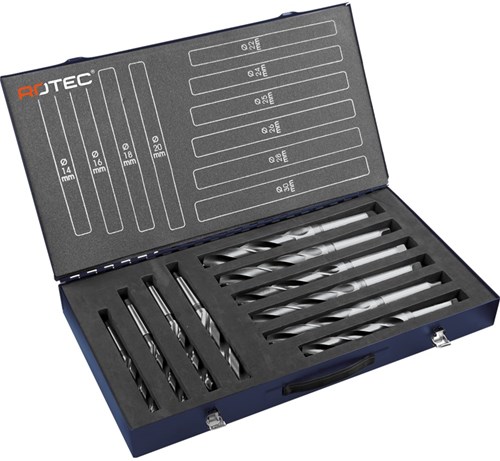Rotec Metaalborenset 14,0-30,0mm HSS-G 10-Delig MK