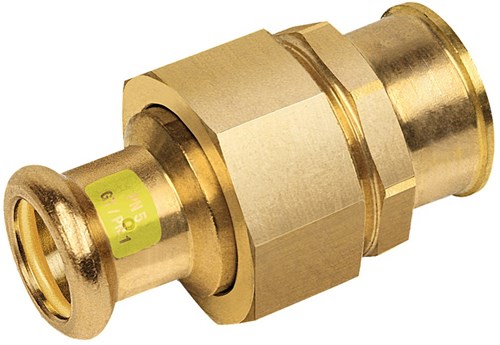 Bonfix Perskoppeling Koper Gas 3-Dlg koppeling 1 1/4"x35mm